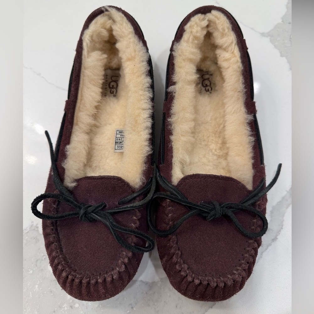 UGG Women’s Dakota Shearling-Lined Moccasin Slippers